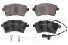 Bremsbelagsatz, Scheibenbremse Vorderachse EUROBRAKE 5502223968 Bild Bremsbelagsatz, Scheibenbremse Vorderachse EUROBRAKE 5502223968