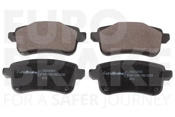 Bremsbelagsatz, Scheibenbremse Hinterachse EUROBRAKE 5502223976