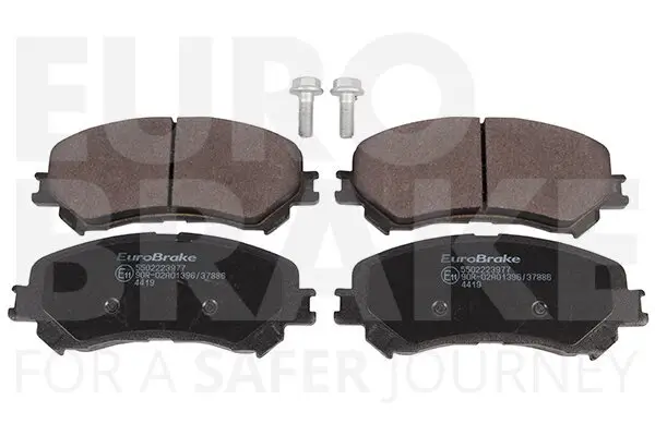 Bremsbelagsatz, Scheibenbremse Vorderachse EUROBRAKE 5502223977