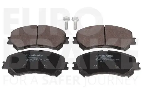 Bremsbelagsatz, Scheibenbremse Vorderachse EUROBRAKE 5502223977 Bild Bremsbelagsatz, Scheibenbremse Vorderachse EUROBRAKE 5502223977