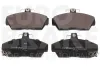 Bremsbelagsatz, Scheibenbremse Vorderachse EUROBRAKE 5502224008