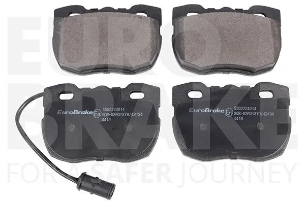 Bremsbelagsatz, Scheibenbremse Vorderachse EUROBRAKE 5502224014