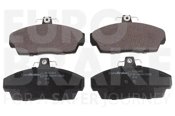 Bremsbelagsatz, Scheibenbremse Vorderachse EUROBRAKE 5502224022
