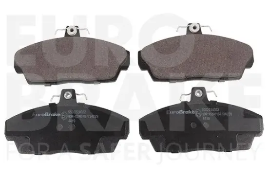 Bremsbelagsatz, Scheibenbremse Vorderachse EUROBRAKE 5502224022 Bild Bremsbelagsatz, Scheibenbremse Vorderachse EUROBRAKE 5502224022