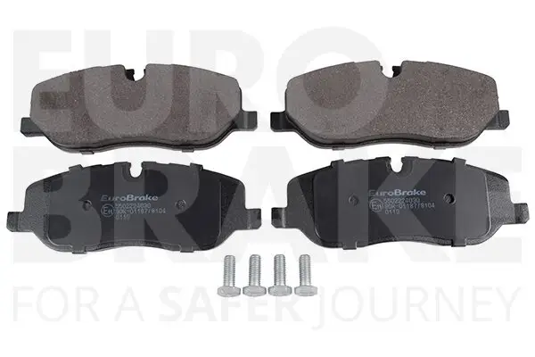Bremsbelagsatz, Scheibenbremse Vorderachse EUROBRAKE 5502224030
