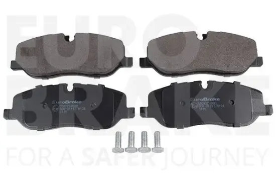 Bremsbelagsatz, Scheibenbremse Vorderachse EUROBRAKE 5502224030 Bild Bremsbelagsatz, Scheibenbremse Vorderachse EUROBRAKE 5502224030