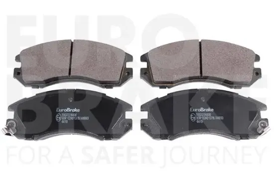 Bremsbelagsatz, Scheibenbremse Vorderachse EUROBRAKE 5502224406 Bild Bremsbelagsatz, Scheibenbremse Vorderachse EUROBRAKE 5502224406