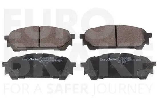 Bremsbelagsatz, Scheibenbremse Hinterachse EUROBRAKE 5502224417 Bild Bremsbelagsatz, Scheibenbremse Hinterachse EUROBRAKE 5502224417