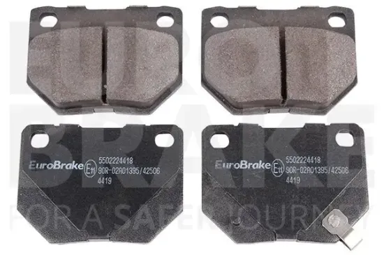 Bremsbelagsatz, Scheibenbremse Hinterachse EUROBRAKE 5502224418 Bild Bremsbelagsatz, Scheibenbremse Hinterachse EUROBRAKE 5502224418