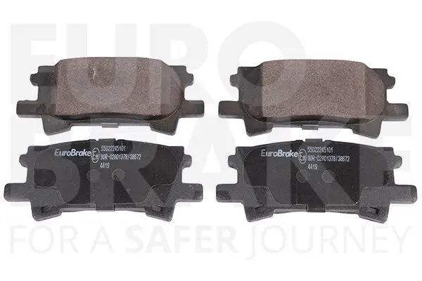 Bremsbelagsatz, Scheibenbremse EUROBRAKE 55022245101