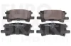 Bremsbelagsatz, Scheibenbremse Hinterachse EUROBRAKE 55022245101