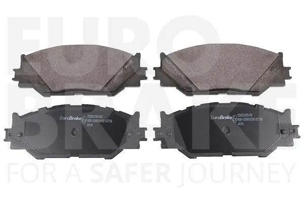 Bremsbelagsatz, Scheibenbremse Vorderachse EUROBRAKE 55022245102