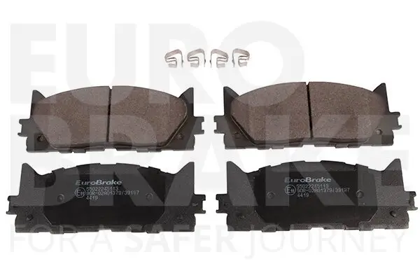 Bremsbelagsatz, Scheibenbremse Vorderachse EUROBRAKE 5502224804