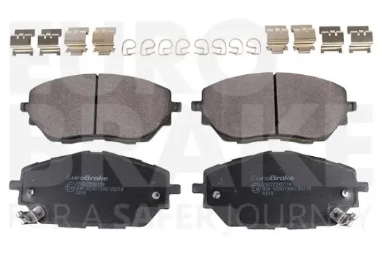 Bremsbelagsatz, Scheibenbremse Vorderachse EUROBRAKE 55022245116 Bild Bremsbelagsatz, Scheibenbremse Vorderachse EUROBRAKE 55022245116