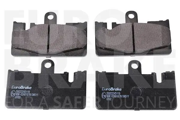 Bremsbelagsatz, Scheibenbremse Hinterachse EUROBRAKE 55022245119
