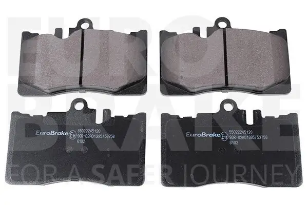 Bremsbelagsatz, Scheibenbremse Vorderachse EUROBRAKE 55022245120