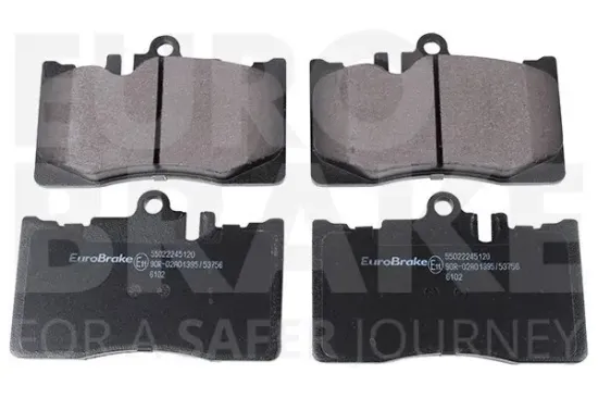 Bremsbelagsatz, Scheibenbremse Vorderachse EUROBRAKE 55022245120 Bild Bremsbelagsatz, Scheibenbremse Vorderachse EUROBRAKE 55022245120