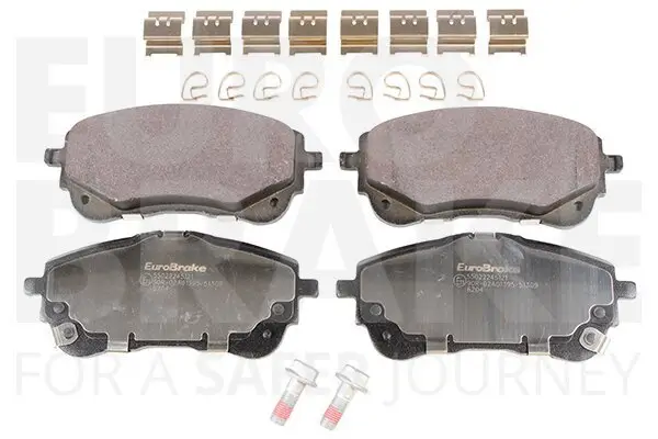 Bremsbelagsatz, Scheibenbremse Vorderachse EUROBRAKE 55022245121