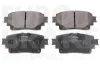 Bremsbelagsatz, Scheibenbremse Hinterachse EUROBRAKE 55022245123