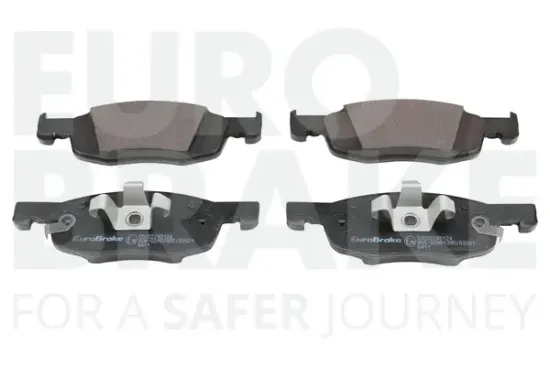 Bremsbelagsatz, Scheibenbremse Vorderachse EUROBRAKE 55022245124 Bild Bremsbelagsatz, Scheibenbremse Vorderachse EUROBRAKE 55022245124