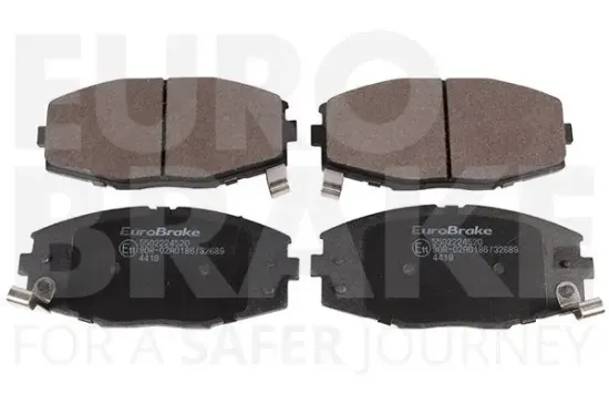 Bremsbelagsatz, Scheibenbremse EUROBRAKE 5502224520 Bild Bremsbelagsatz, Scheibenbremse EUROBRAKE 5502224520