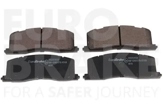 Bremsbelagsatz, Scheibenbremse Hinterachse EUROBRAKE 5502224523 Bild Bremsbelagsatz, Scheibenbremse Hinterachse EUROBRAKE 5502224523