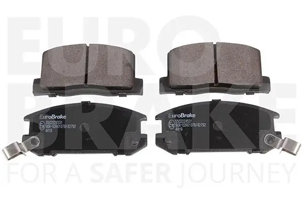 Bremsbelagsatz, Scheibenbremse EUROBRAKE 5502224531 Bild Bremsbelagsatz, Scheibenbremse EUROBRAKE 5502224531