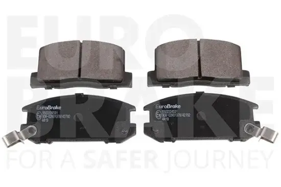 Bremsbelagsatz, Scheibenbremse Hinterachse EUROBRAKE 5502224531 Bild Bremsbelagsatz, Scheibenbremse Hinterachse EUROBRAKE 5502224531