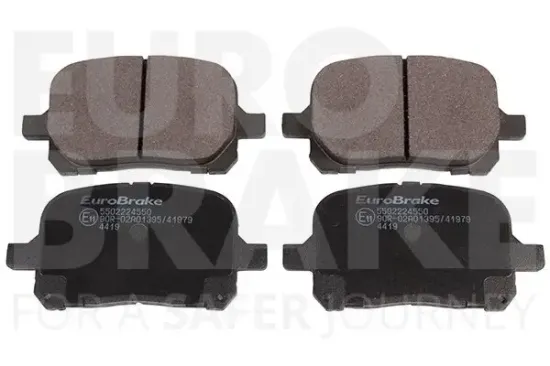 Bremsbelagsatz, Scheibenbremse Vorderachse EUROBRAKE 5502224550 Bild Bremsbelagsatz, Scheibenbremse Vorderachse EUROBRAKE 5502224550