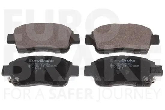 Bremsbelagsatz, Scheibenbremse EUROBRAKE 5502224552 Bild Bremsbelagsatz, Scheibenbremse EUROBRAKE 5502224552