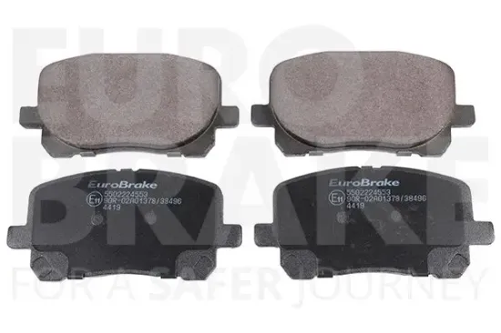 Bremsbelagsatz, Scheibenbremse Vorderachse EUROBRAKE 5502224553 Bild Bremsbelagsatz, Scheibenbremse Vorderachse EUROBRAKE 5502224553