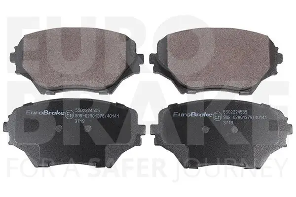 Bremsbelagsatz, Scheibenbremse Vorderachse EUROBRAKE 5502224555