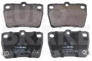Bremsbelagsatz, Scheibenbremse Hinterachse EUROBRAKE 5502224556