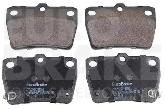 Bremsbelagsatz, Scheibenbremse Hinterachse EUROBRAKE 5502224556 Bild Bremsbelagsatz, Scheibenbremse Hinterachse EUROBRAKE 5502224556