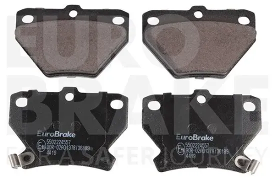 Bremsbelagsatz, Scheibenbremse EUROBRAKE 5502224557 Bild Bremsbelagsatz, Scheibenbremse EUROBRAKE 5502224557