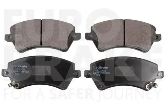 Bremsbelagsatz, Scheibenbremse EUROBRAKE 5502224559 Bild Bremsbelagsatz, Scheibenbremse EUROBRAKE 5502224559