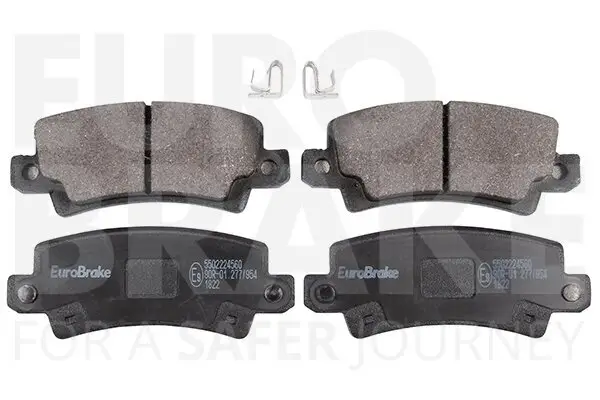 Bremsbelagsatz, Scheibenbremse EUROBRAKE 5502224560