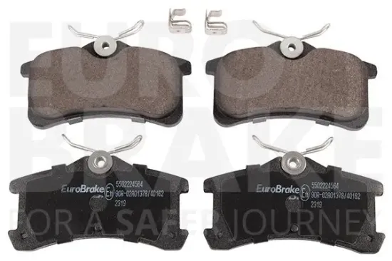 Bremsbelagsatz, Scheibenbremse EUROBRAKE 5502224564 Bild Bremsbelagsatz, Scheibenbremse EUROBRAKE 5502224564