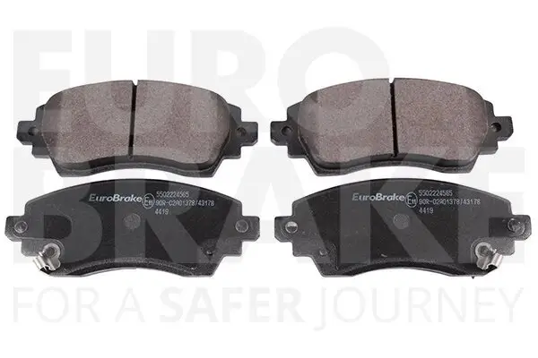 Bremsbelagsatz, Scheibenbremse Vorderachse EUROBRAKE 5502224565