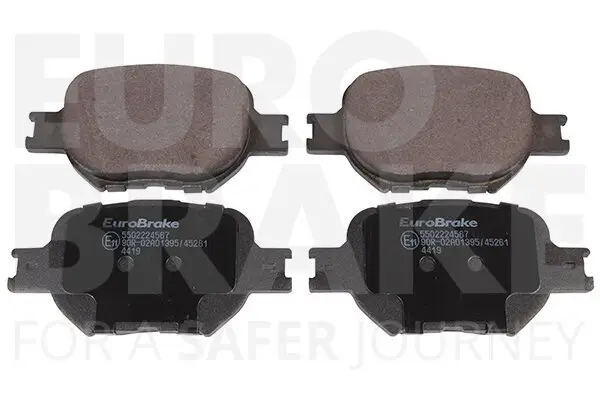 Bremsbelagsatz, Scheibenbremse EUROBRAKE 5502224567