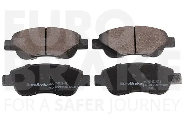 Bremsbelagsatz, Scheibenbremse Vorderachse EUROBRAKE 5502224572