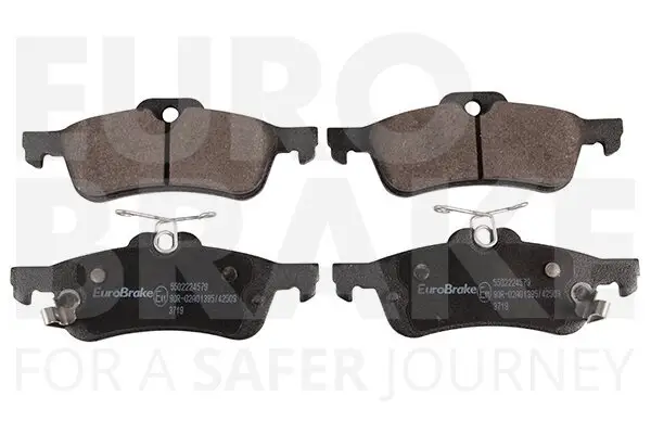 Bremsbelagsatz, Scheibenbremse Hinterachse EUROBRAKE 5502224579