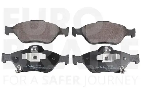 Bremsbelagsatz, Scheibenbremse Vorderachse EUROBRAKE 5502224581 Bild Bremsbelagsatz, Scheibenbremse Vorderachse EUROBRAKE 5502224581