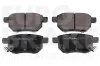 Bremsbelagsatz, Scheibenbremse Hinterachse EUROBRAKE 5502224582