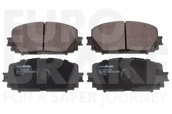 Bremsbelagsatz, Scheibenbremse Vorderachse EUROBRAKE 5502224583 Bild Bremsbelagsatz, Scheibenbremse Vorderachse EUROBRAKE 5502224583