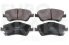 Bremsbelagsatz, Scheibenbremse Vorderachse EUROBRAKE 5502224584