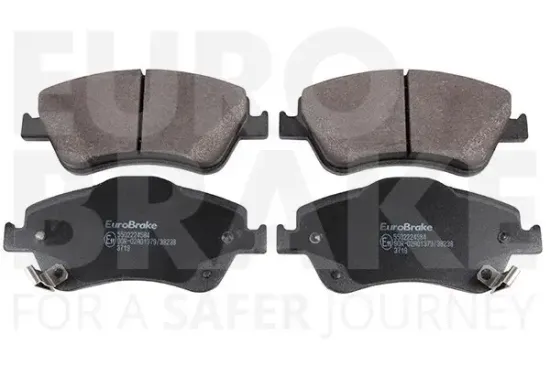 Bremsbelagsatz, Scheibenbremse Vorderachse EUROBRAKE 5502224584 Bild Bremsbelagsatz, Scheibenbremse Vorderachse EUROBRAKE 5502224584