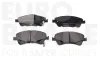 Bremsbelagsatz, Scheibenbremse Vorderachse EUROBRAKE 5502224585