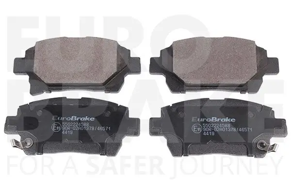 Bremsbelagsatz, Scheibenbremse EUROBRAKE 5502224588