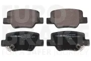 Bremsbelagsatz, Scheibenbremse Hinterachse EUROBRAKE 5502224592